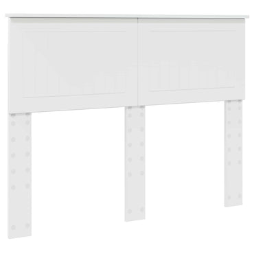 vidaXL Tête de lit Blanc brillant 135 cm Bois d'ingénierie