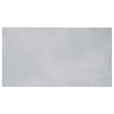 vidaXL Kunstfell Hasen Teppich Olite Grau 60 x 110 cm Polyester