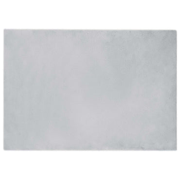 vidaXL Kunstfell Hasen Teppich Olite Grau 160 x 230 cm Polyester