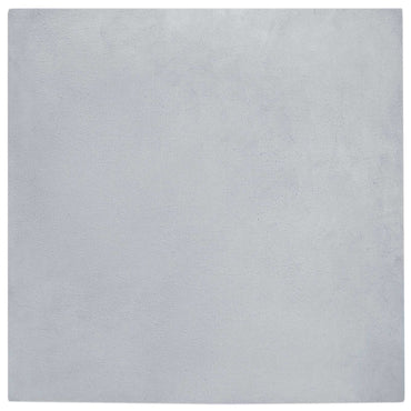 vidaXL Kunstfell Hasen Teppich Olite Grau 120 x 120 cm Polyester