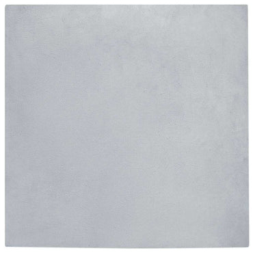 vidaXL Tapis Olite lapin en fausse fourrure gris 200 x 200 cm Polyester