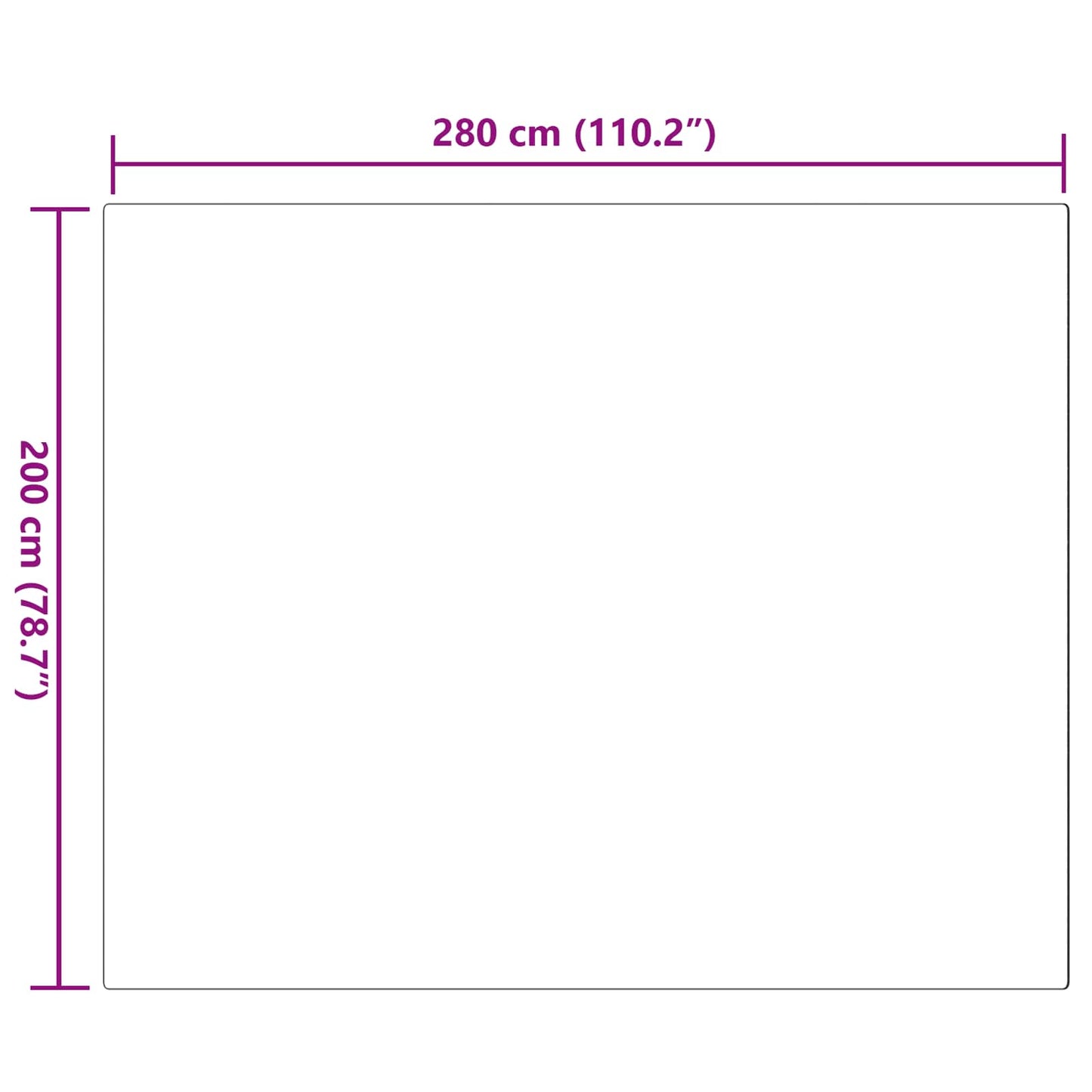 vidaXL Tapis en fausse fourrure de lapin Olite Rose 200 x 280 cm Polyester