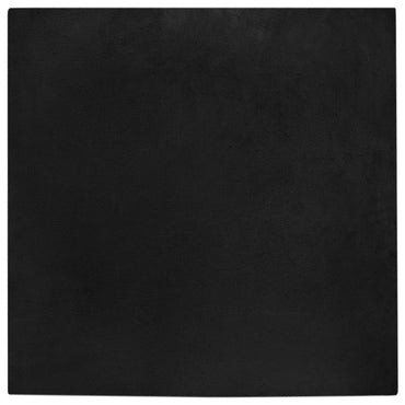 vidaXL Kunstfell Hasen Teppich Olite Schwarz 240 x 240 cm Polyester