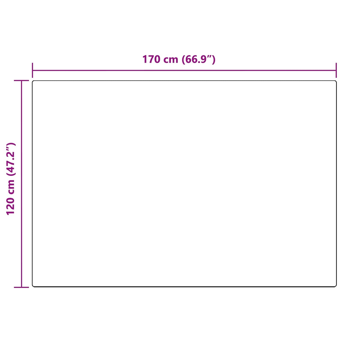 vidaXL Kunstfell Hasen Teppich Olite Taupe 120 x 170 cm Polyester