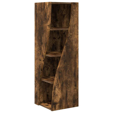 vidaXL Eckschrank Geräucherte Eiche 32x32x102cm Holzwerkstoff
