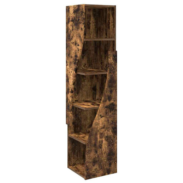 vidaXL Eckschrank Geräucherte Eiche 32x32x140cm Holzwerkstoff