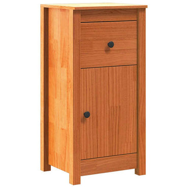 vidaXL Sideboard Wachsbraun 39 x 34,5 x 80 cm Massives Kiefernholz