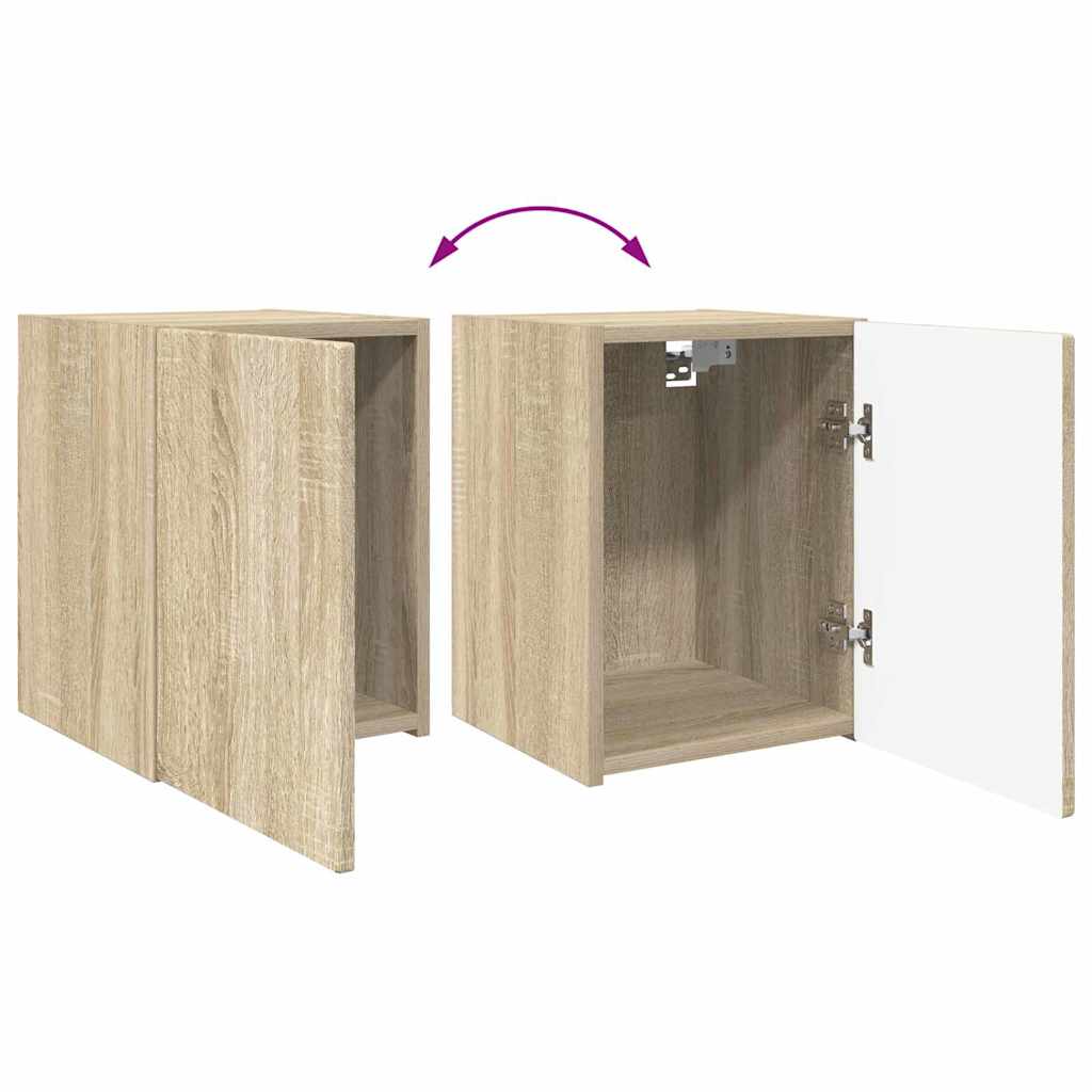vidaXL TV-Wandschrank Sonoma 30 x 31 x 40 cm Holzwerkstoff