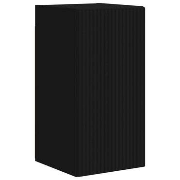 vidaXL TV-Wandschrank Schwarz 30 x 31 x 60 cm Holzwerkstoff