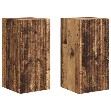 vidaXL TV-Wandschrank 2 pcs Altholz 30 x 31 x 60 cm Holzwerkstoff