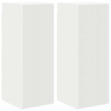 vidaXL TV-Wandschrank 2 pcs Weiß 30 x 31 x 80 cm Holzwerkstoff