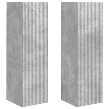 vidaXL TV-Wandschrank 2 pcs Beton 30 x 31 x 100 cm Holzwerkstoff