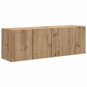 vidaXL TV-Wandschrank 2 pcs Artisan-Eiche 59,5 x 31 x 40 cm