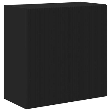 vidaXL TV-Wandschrank Schwarz 59,5 x 31 x 60 cm Holzwerkstoff