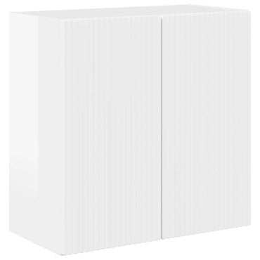 vidaXL TV-Wandschrank Hochglanz Weiß 59,5 x 31 x 60 cm Holzwerkstoff