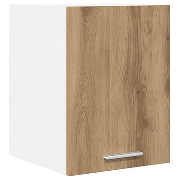 vidaXL Hängeschrank mit Tür Artisan-Eiche und Weiß 30 x 31 x 40 cm