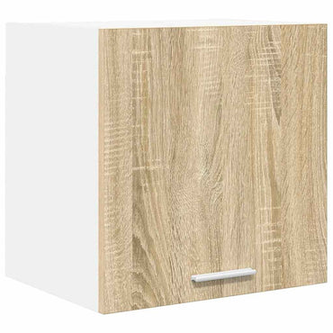 vidaXL Hängeschrank mit Speicher Sonoma-Eiche und Weiß 40 x 31 x 40 cm