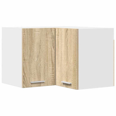 vidaXL Hängeschrank mit Speicher Sonoma-Eiche und Weiß 57 x 57 x 40 cm