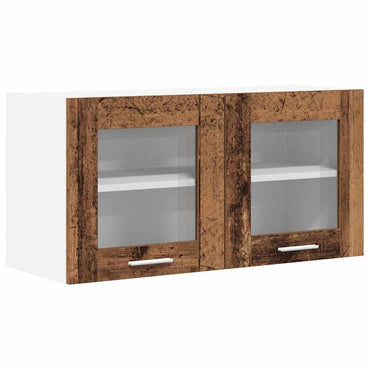 vidaXL Hängeschrank Altes Holz und Weiß 80 x 31 x 40 cm Holzwerkstoff