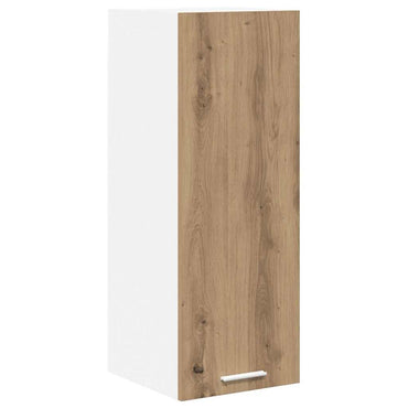 vidaXL Hängeschrank mit Tür Artisan-Eiche und Weiß 30 x 31 x 80 cm
