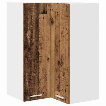 vidaXL Hängeschrank Altes Holz und Weiß 57 x 57 x 80 cm Holzwerkstoff