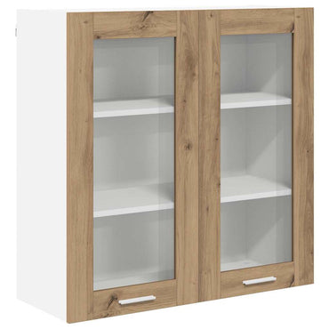 vidaXL Hängeschrank Artisan-Eiche 80 x 31 x 80 cm Holzwerkstoff