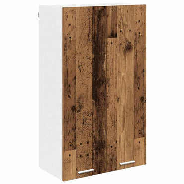 vidaXL Hängeschrank mit Tür Altholz 60 x 31 x 100 cm Holzwerkstoff