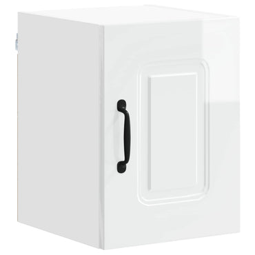 vidaXL Küchenschrank Kalmar Hochglanz Weiß 30 x 31 x 40 cm