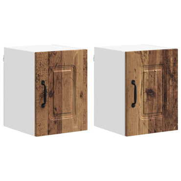 vidaXL Küchenschrank mit Speicher Kalmar 2 pcs Altholz 30 x 31 x 40 cm