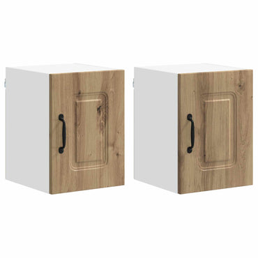 vidaXL Küchenschrank Kalmar 2 pcs Artisan-Eiche 30 x 31 x 40 cm