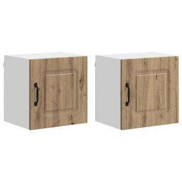 vidaXL Küchenschrank Kalmar 2 pcs Artisan-Eiche 40 x 31 x 40 cm