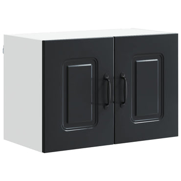 vidaXL Küchenschrank Kalmar Schwarz 60 x 31 x 40 cm Holzwerkstoff
