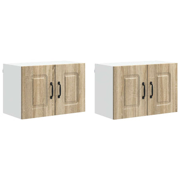 vidaXL Küchenschrank Kalmar 2 pcs Sonoma-Eiche 60 x 31 x 40 cm