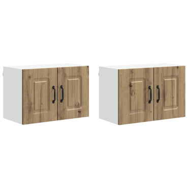 vidaXL Küchenschrank Kalmar 2 pcs Artisan-Eiche 60 x 31 x 40 cm