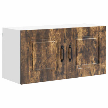 vidaXL Küchenschrank Kalmar Geräucherte Eiche 80 x 31 x 40 cm