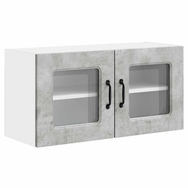 vidaXL Küchenschrank Kalmar Beton Grau 80 x 31 x 40 cm Holzwerkstoff