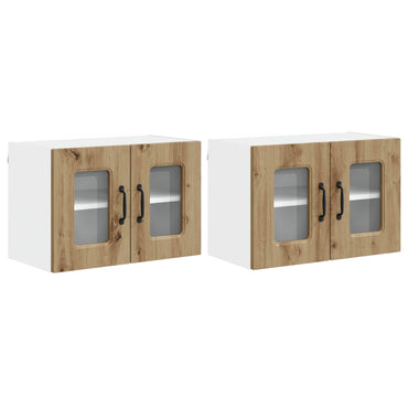 vidaXL Küchenschrank Kalmar 2 pcs Artisan-Eiche 60 x 31 x 40 cm