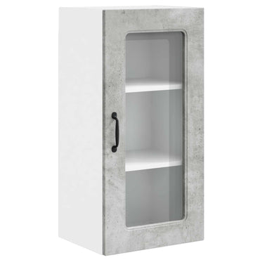vidaXL Meuble de cuisine Kalmar gris béton 40 x 31 x 80 cm bois d'ingénierie