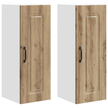 vidaXL Küchenschrank Kalmar 2 pcs Artisan-Eiche 30 x 31 x 80 cm