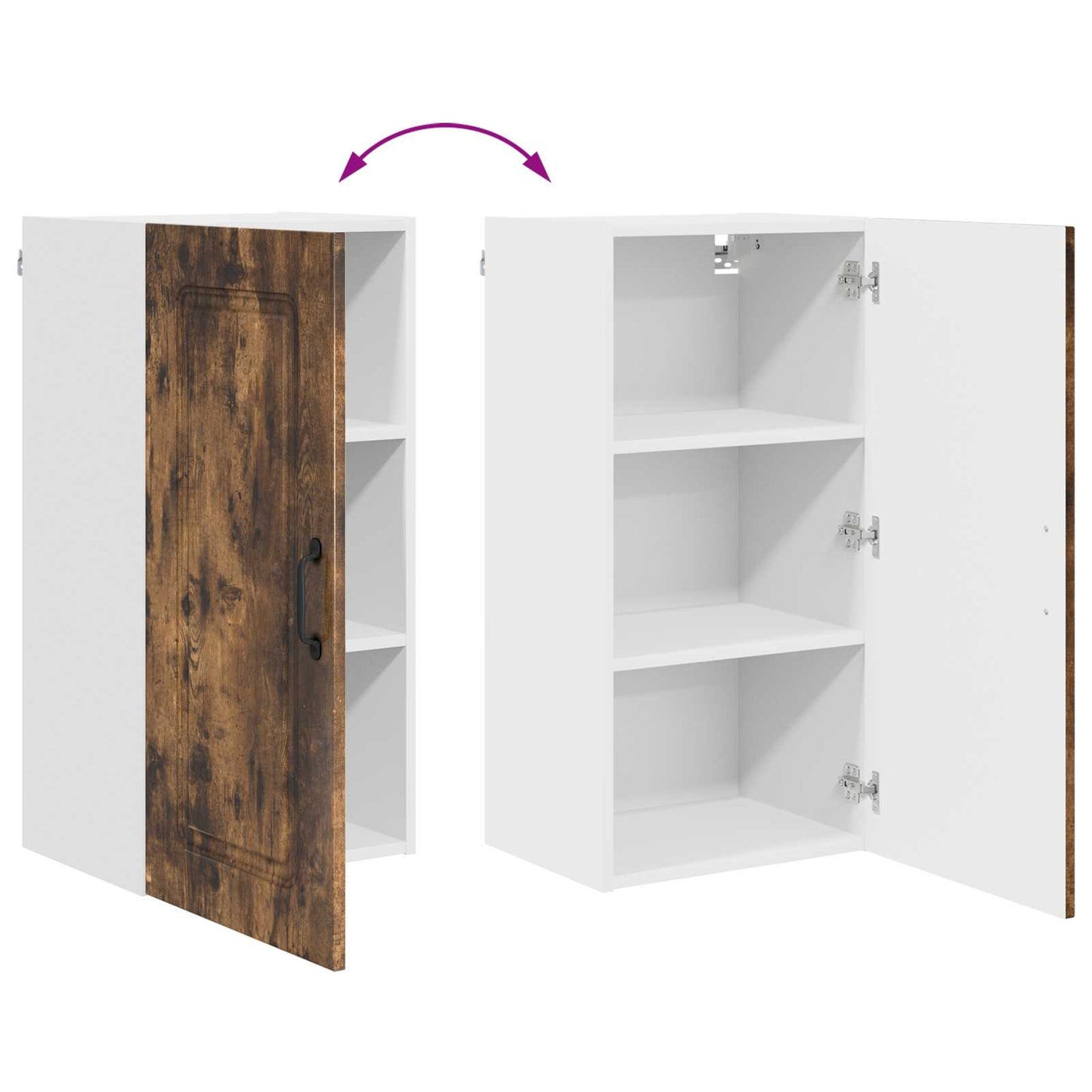 Küchenschrank Kalmar Geräucherte Eiche 40 x 31 x 80 cm