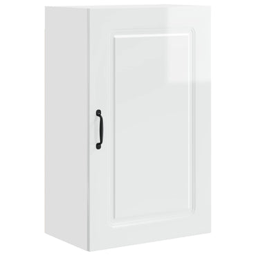vidaXL Küchenschrank Kalmar Hochglanz Weiß 50 x 31 x 80 cm