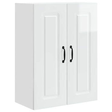 vidaXL Küchenschrank Kalmar Hochglanz Weiß 60 x 31 x 80 cm