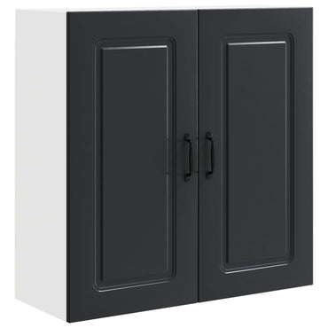 vidaXL Küchenschrank Kalmar Schwarz 80 x 31 x 80 cm Holzwerkstoff