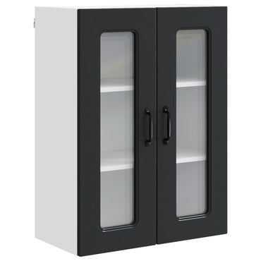 vidaXL Küchenschrank Kalmar Schwarz 60 x 31 x 80 cm Holzwerkstoff