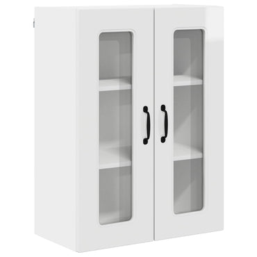vidaXL Küchenschrank Kalmar Hochglanz Weiß 60 x 31 x 80 cm