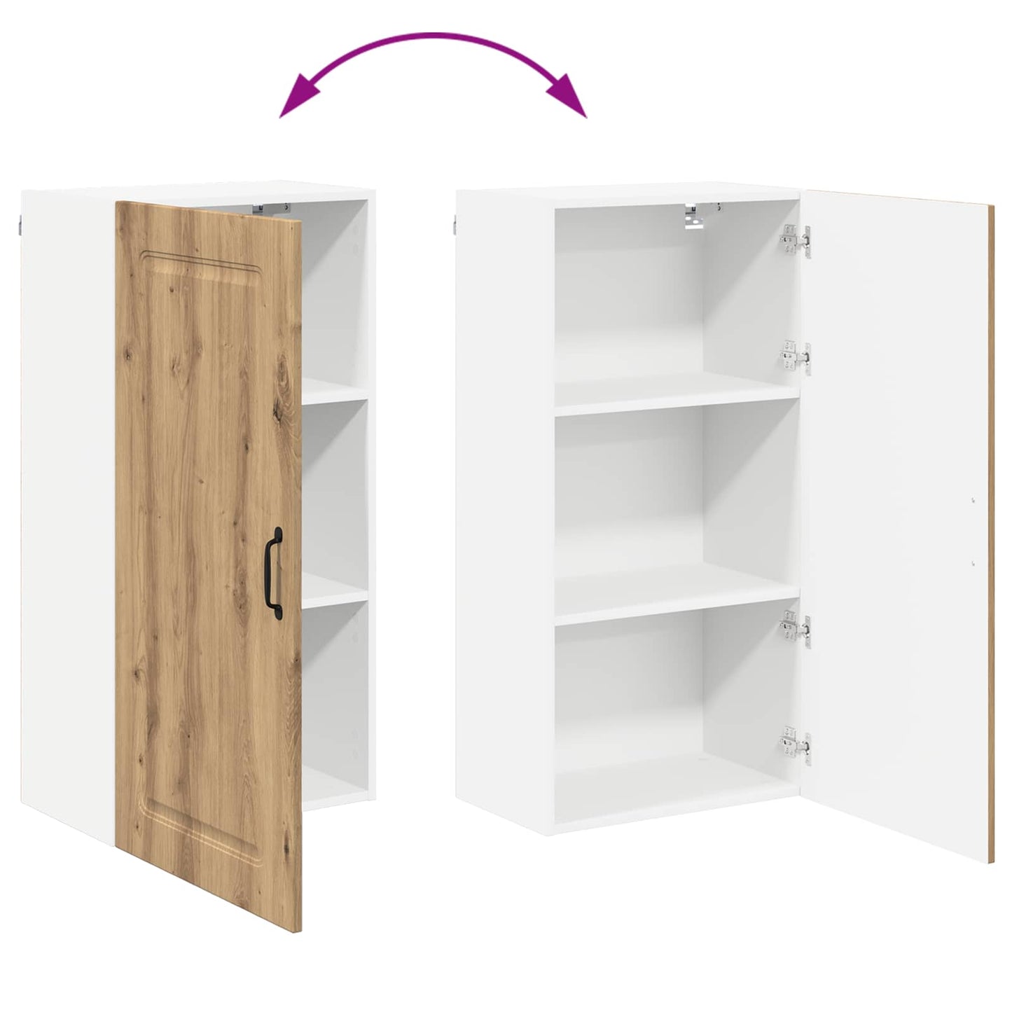 Küchenschrank Kalmar Artisan-Eiche 50 x 31 x 100 cm