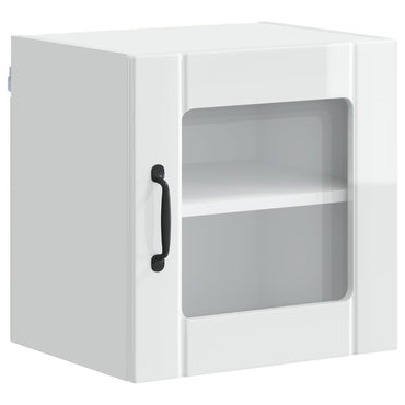 vidaXL Küchenschrank Hochglanz Weiß 40 x 31 x 40 cm Holzwerkstoff