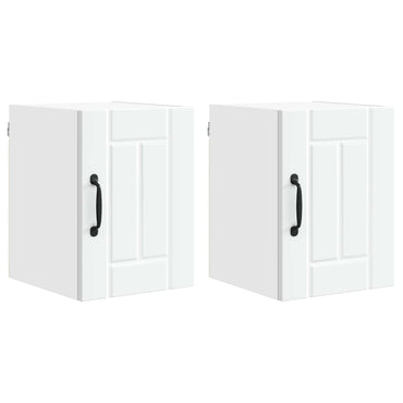 vidaXL Küchenschrank 2 pcs Weiß 30 x 31 x 40 cm Holzwerkstoff