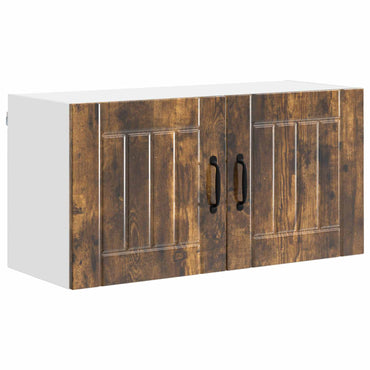 vidaXL Küchenschrank Geräucherte Eiche 80 x 31 x 40 cm Holzwerkstoff