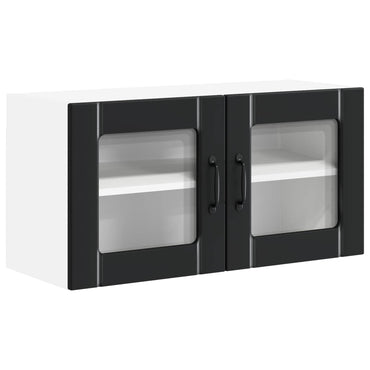 vidaXL Küchenschrank Schwarz 80 x 31 x 40 cm Holzwerkstoff